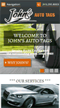 Mobile Screenshot of johnsautotags.com